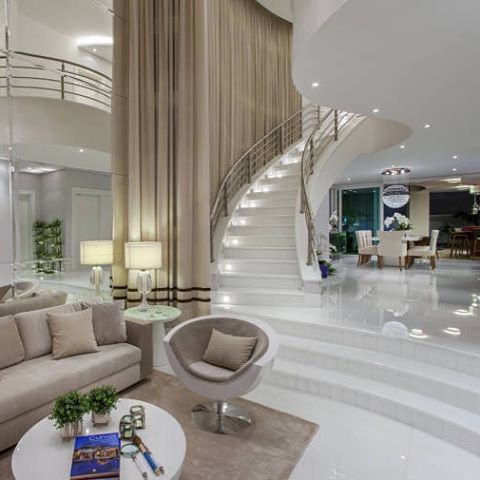 decoracao-de-sala-com-escada