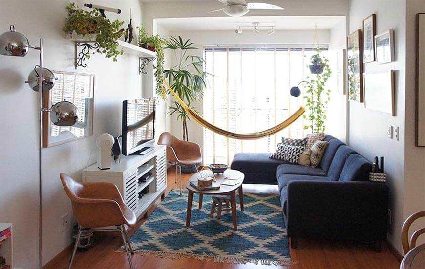 Rede na sala com muito estilo - Casa ...