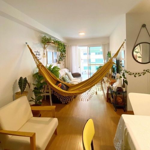 Decorar a sua Sala com Rede de Descanso