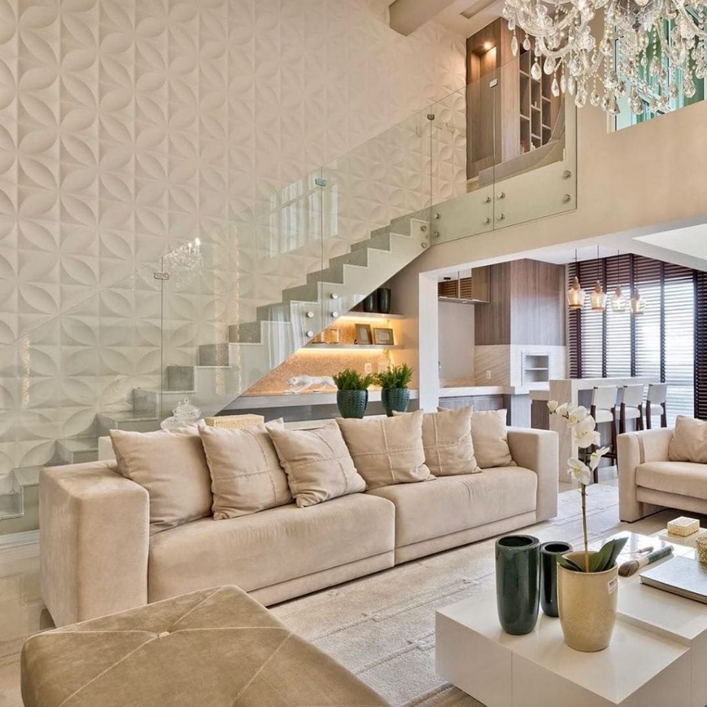 decoracao-de-sala-com-escada