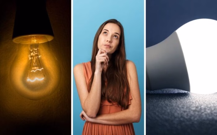 Qual lâmpada ilumina mais em casa: amarela ou branca?