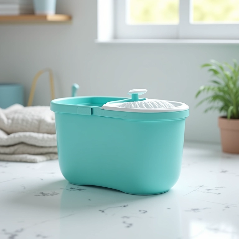 Balde com espremedor Mop Giratório da Flash Limp.