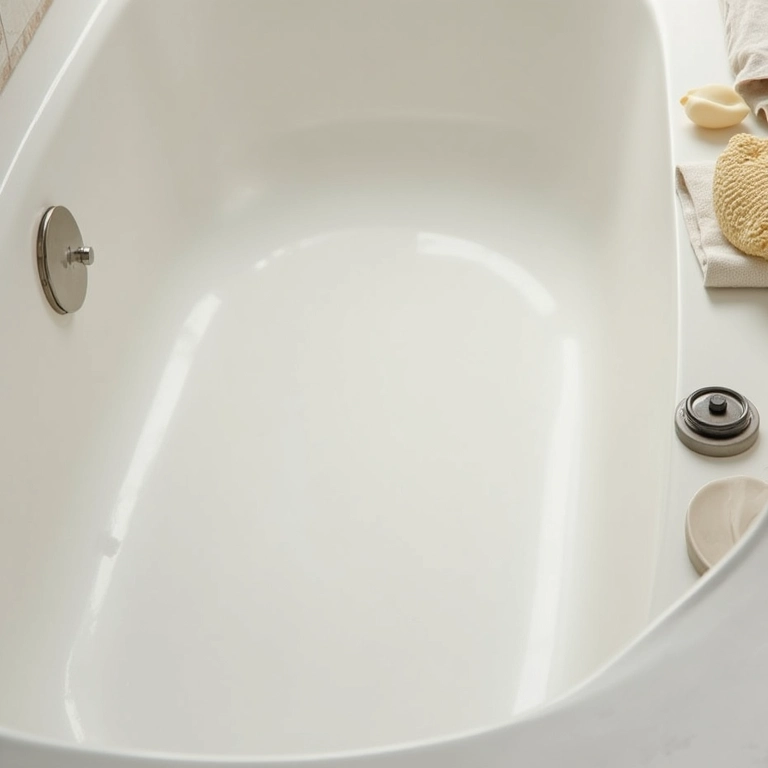 Banheira Burigotto com acessórios.