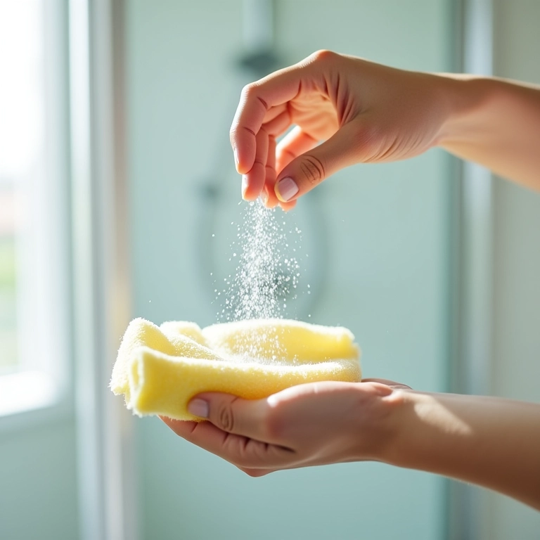 Bicarbonato de sódio para limpeza do box.