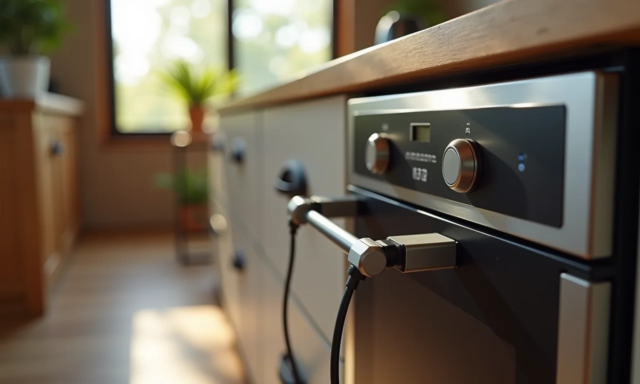 Cabo flexível em eletrodoméstico.