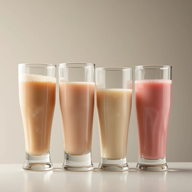 Capacidade ideal de copo de milk shake.