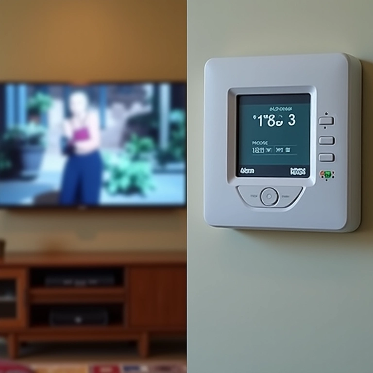 Comparação entre um simulador de TV e um sistema de alarme tradicional.