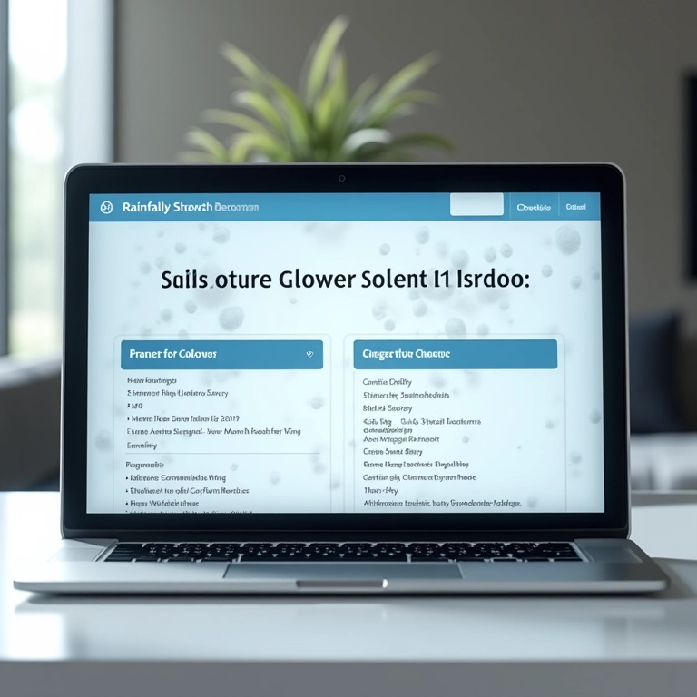 Comparativo de preços de chuveiros de teto em um laptop.