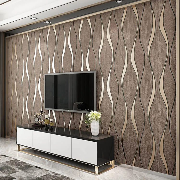 decoracao-de-sala-com-papel-de-parede-3d