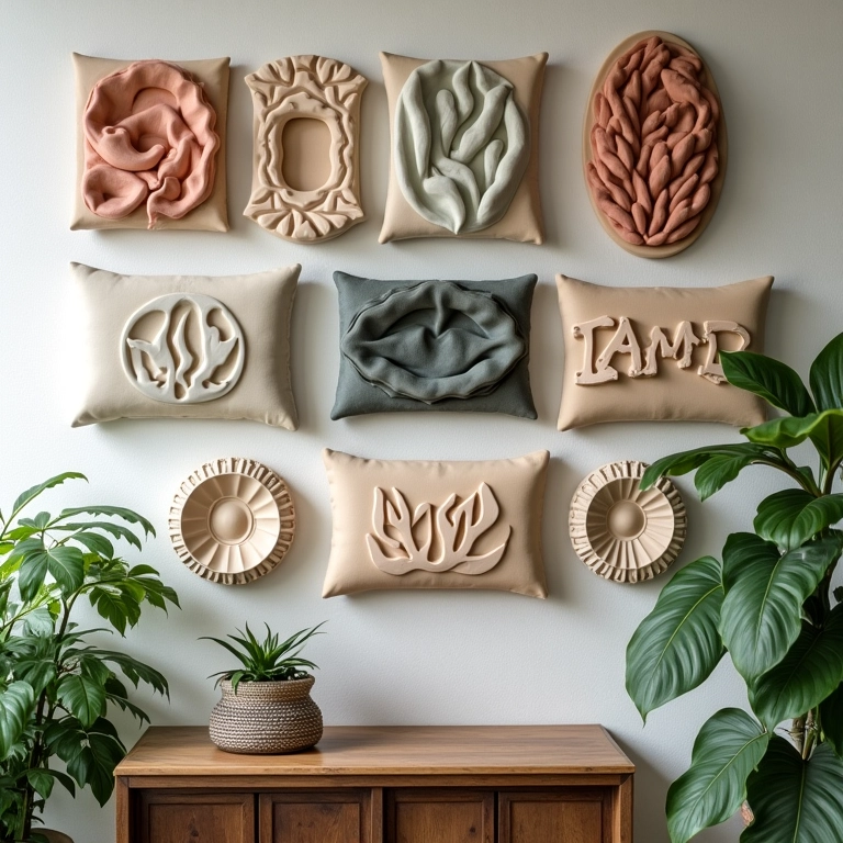 Diversidade de estilos e cores de molduras de EVA.