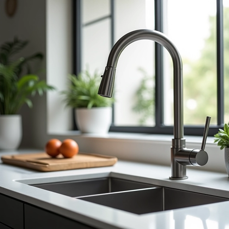 Dois tipos de bico de torneira: extensível e comum.