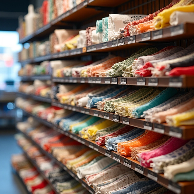 Exposição de molduras de EVA autocolantes EVA Brasil.