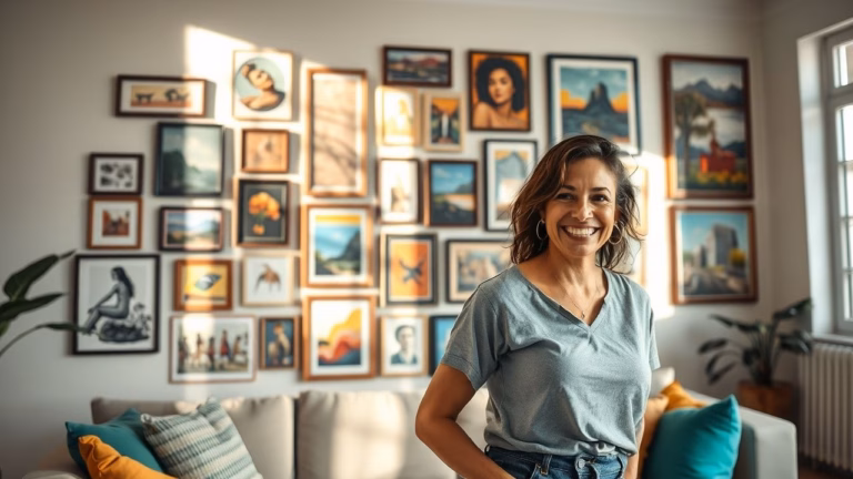 Quadros para sala: como montar uma gallery wall de sucesso