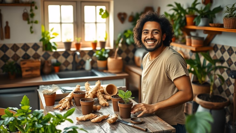Como Plantar Gengibre em Casa: Super Fácil e Rápido