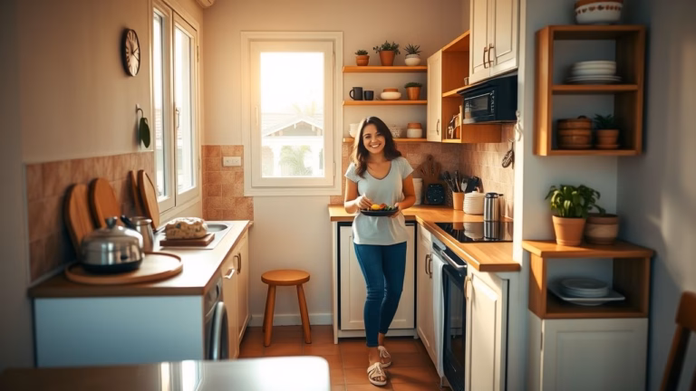 Piso Para Cozinha Pequena: 5 Truques Para Ampliar