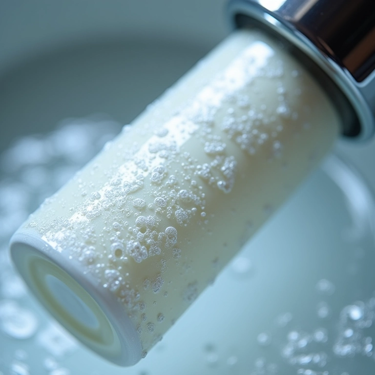 Higienizando o filtro da torneira