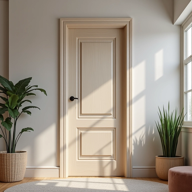 Isolamento acústico de porta de aço.