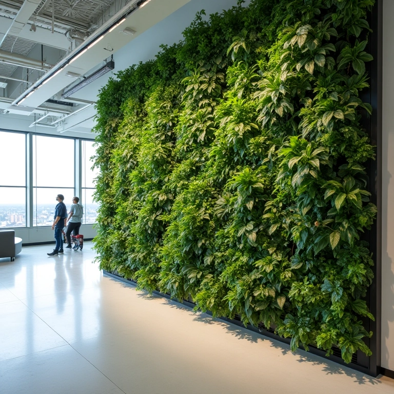 Módulos para jardim vertical da Ecocasa.