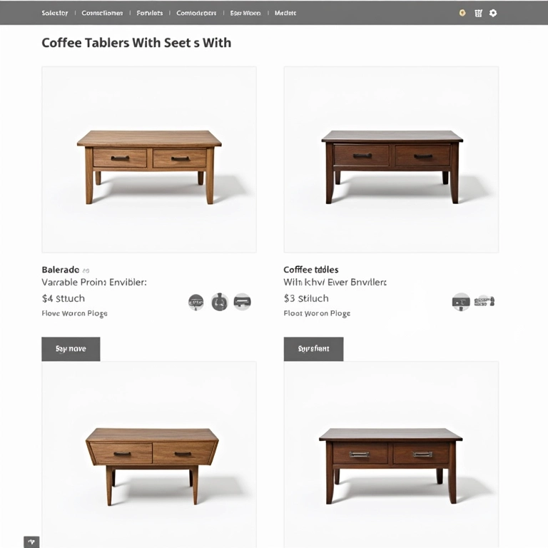 Onde encontrar a mesa de centro com gavetas perfeita.