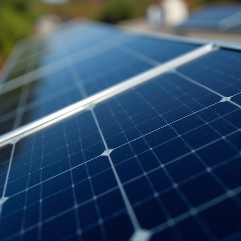 Painéis de aquecimento solar mostrando longa vida útil e durabilidade.