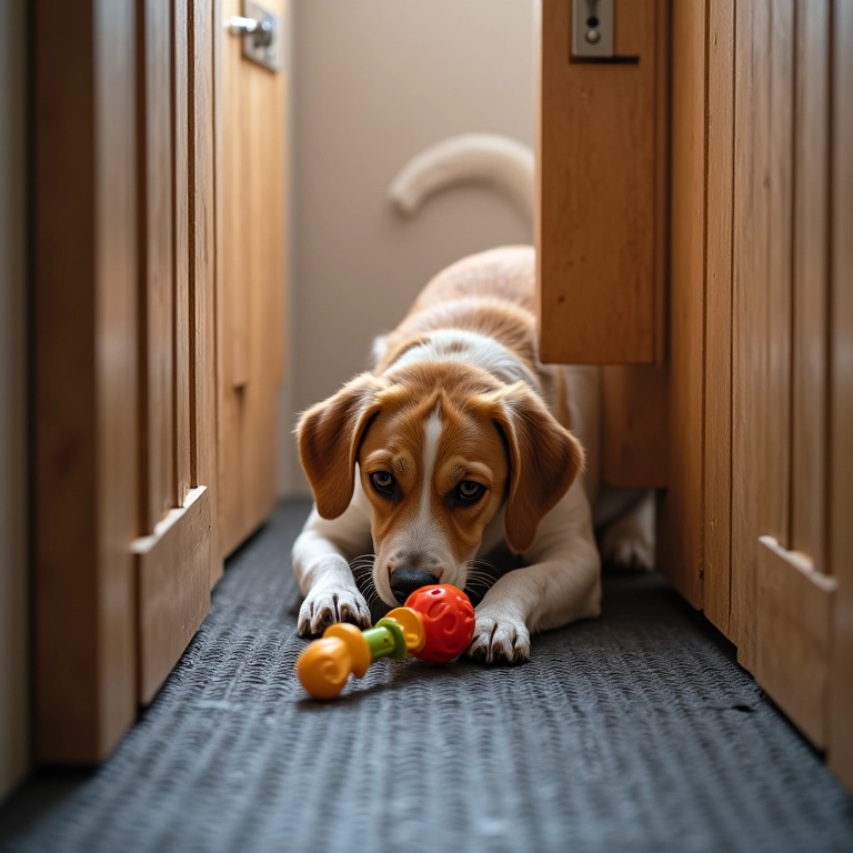 Piso de borracha confortável e seguro para canil.