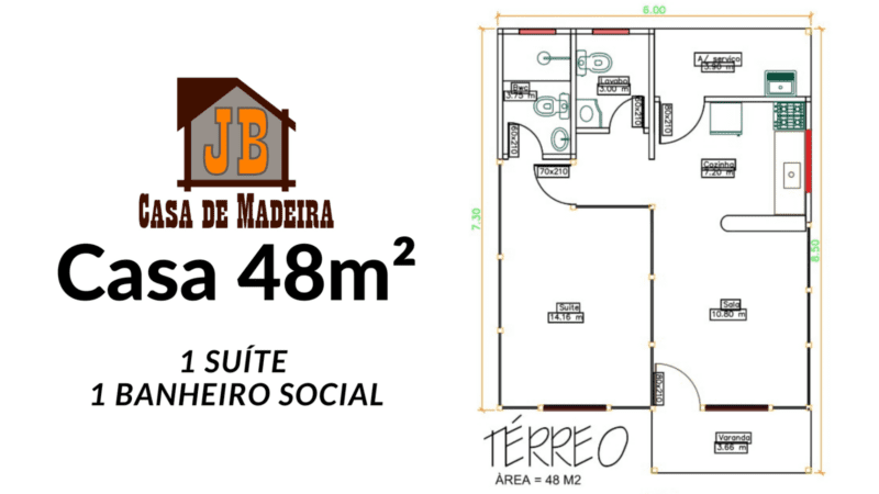 plantas-de-casa-com-1-quarto