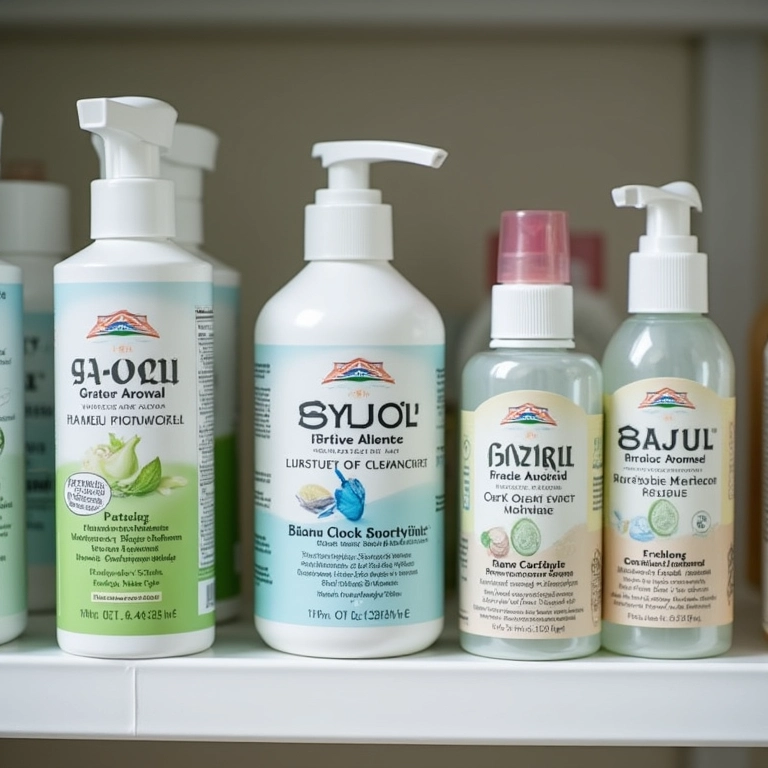 Produtos essenciais para a manutenção do vaso sanitário.