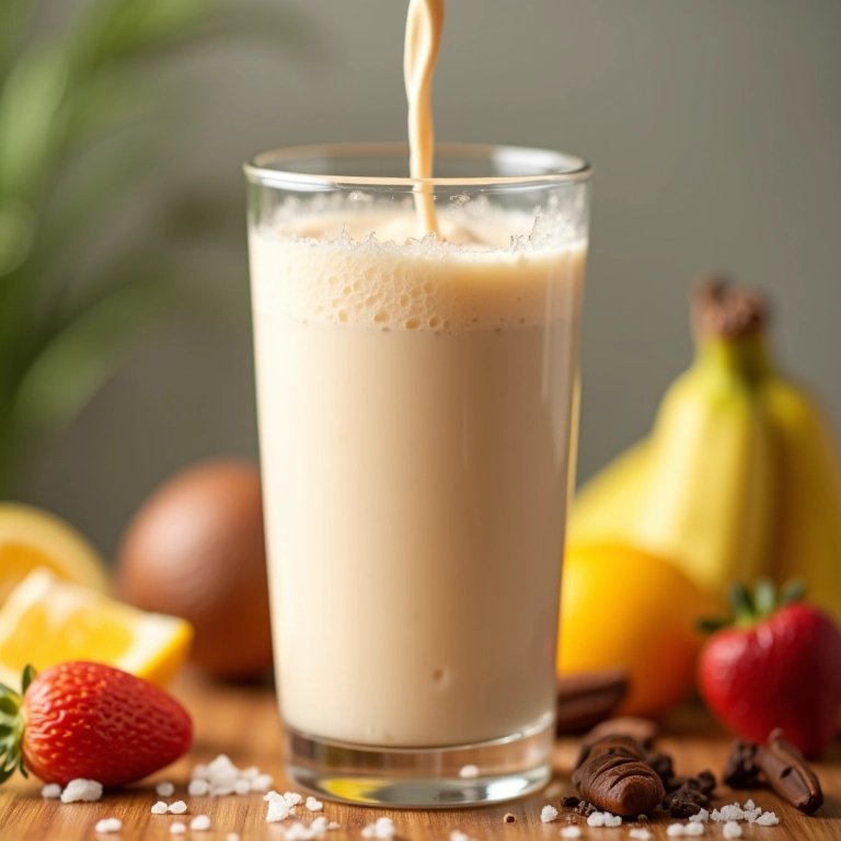 Receitas para copos de milk shake.