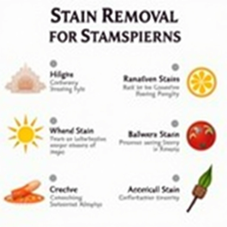 Tabela com soluções para remover manchas de café.