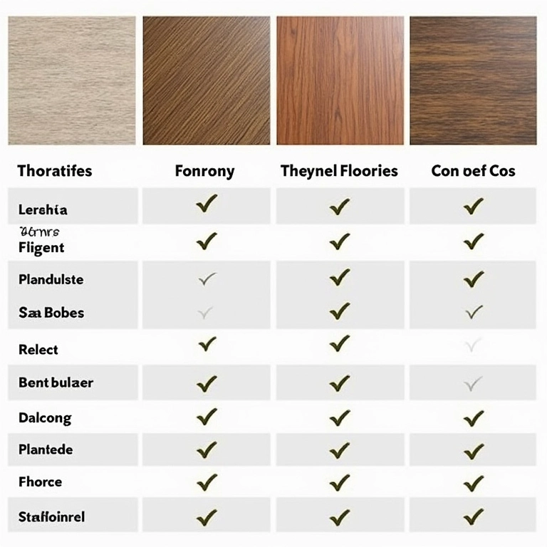 Tabela comparativa dos tipos de piso para canil.
