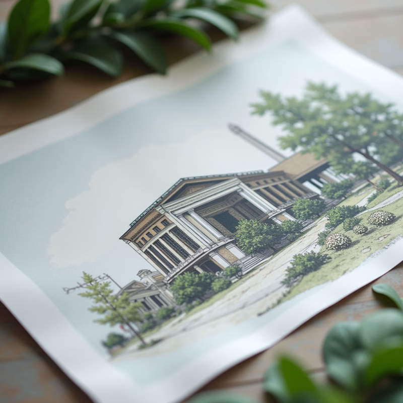 Toner adhering to vegetal paper, architectural design, special materials, professional photography, Toner com boa aderência em papel vegetal para projetos de arquitetura.