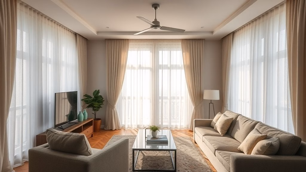Cortinas blackout para sala: privacidade e conforto para assistir TV. Melhores cortinas para bloquear a luz do sol.