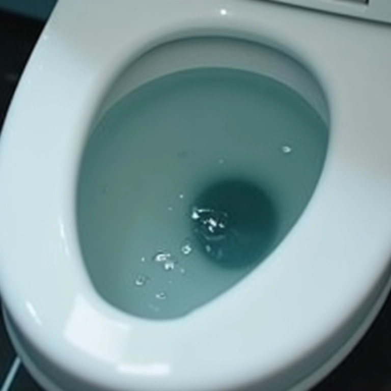 Vaso sanitário com trinca e vazamento.