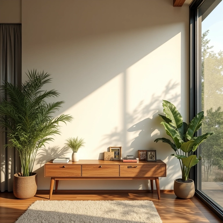 Ventilação natural em espaço com cobogó.