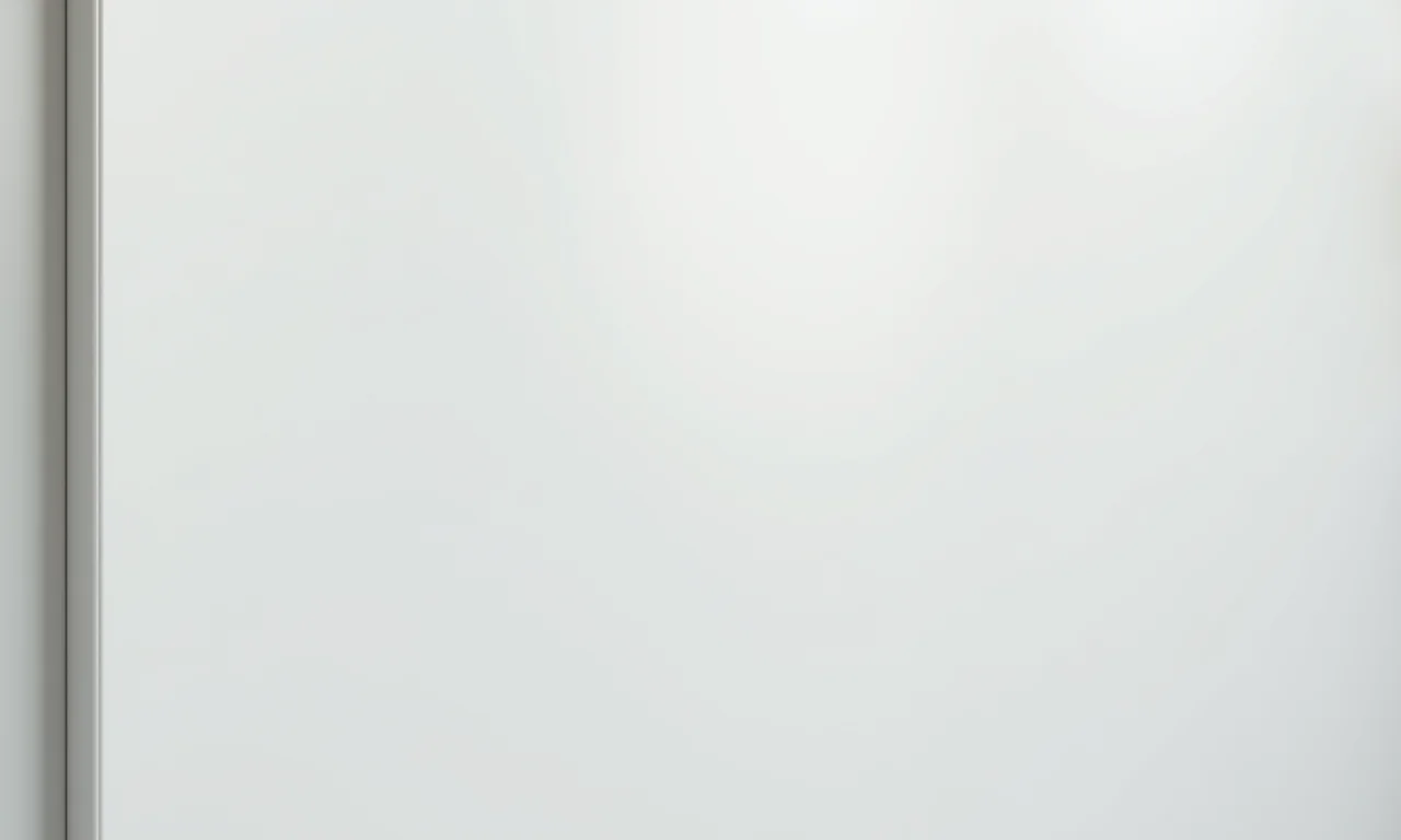 Acabamento impecável da porta de alumínio branca.