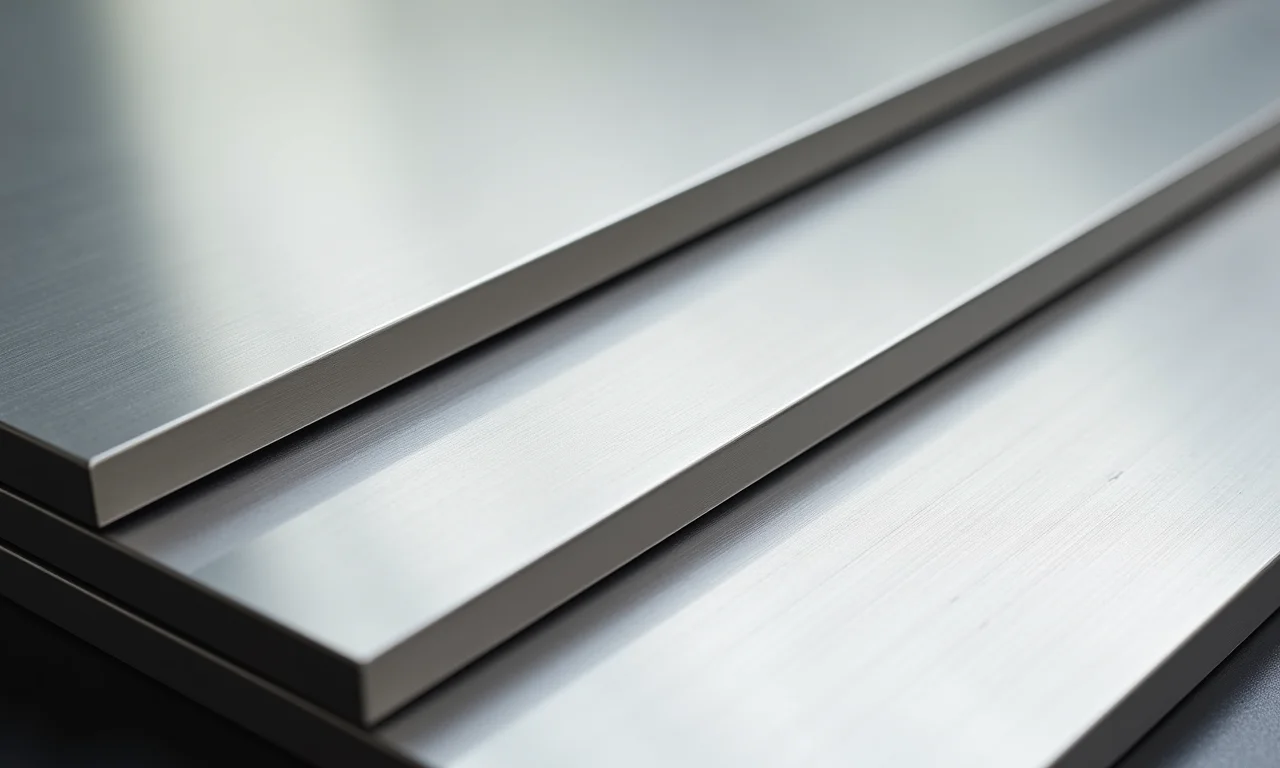 Acabamentos diferentes em bancadas de inox: polido, escovado e fosco.