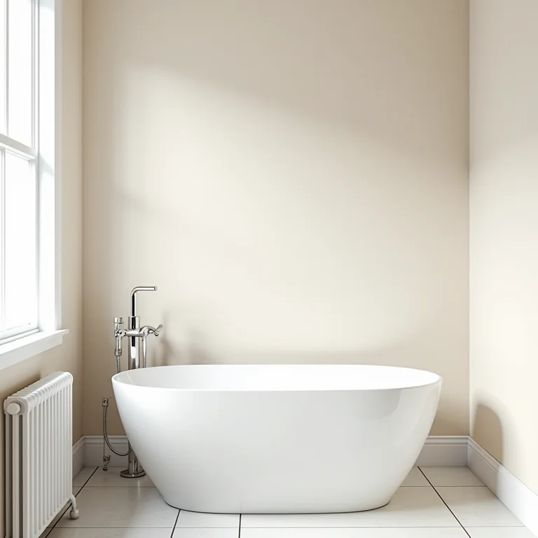 Adesivo de parede transformando um lavabo pequeno