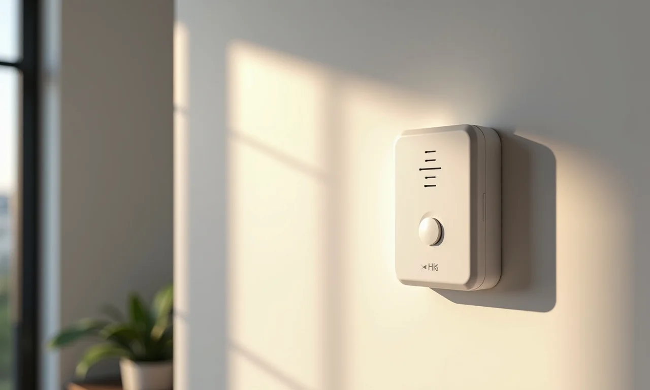 Alarme residencial sem fio com bateria.