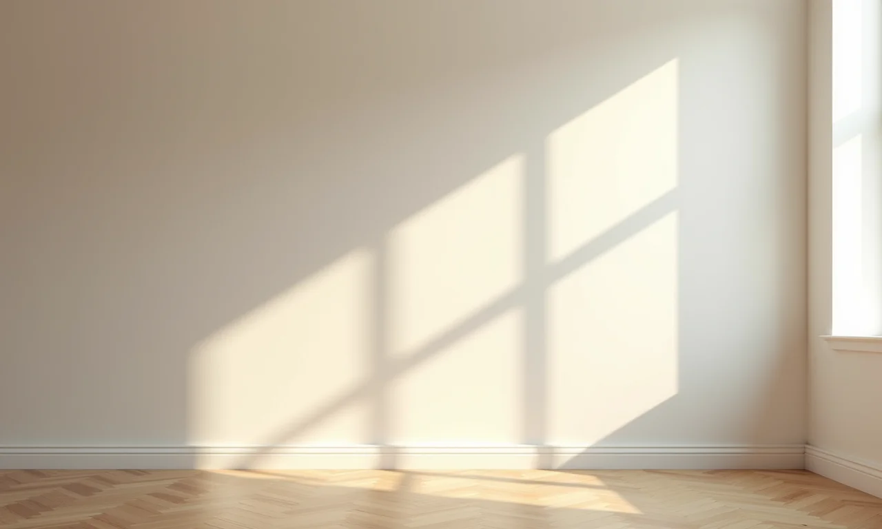 Amostra de tinta látex fosca em sala de estar.