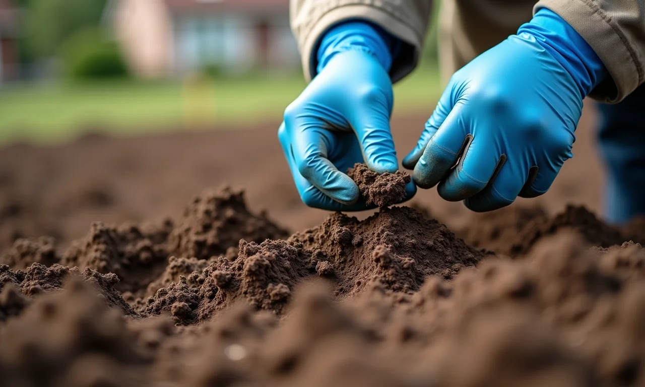 Análise do tipo de solo para instalação de haste de aterramento.