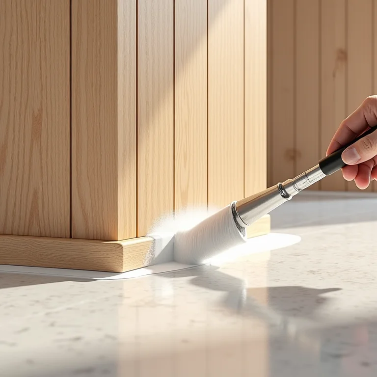 Aplicação de impermeabilizante em painel de madeira para banheiro