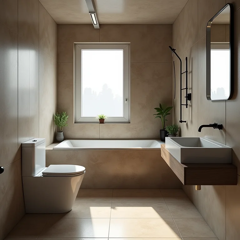 Banheiro pequeno sem ventilação adequada antes da reforma