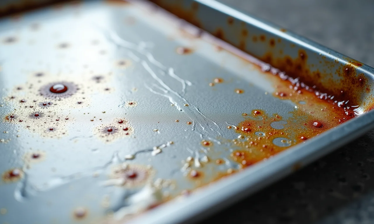 Camada protetora da assadeira de alumínio.