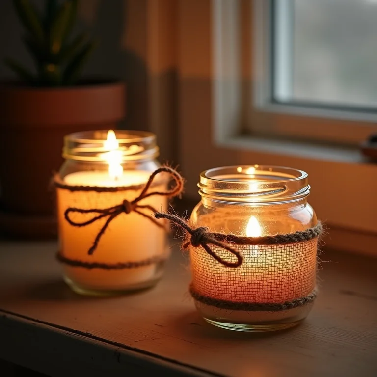 Castiçais personalizados feitos em casa