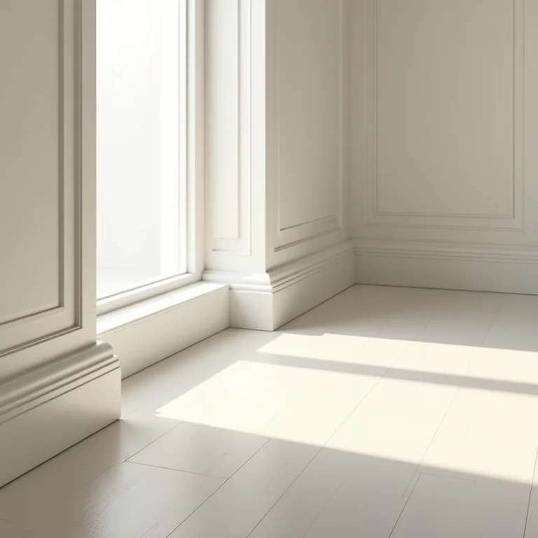 Comparativo de custo-benefício: rodapé de alumínio