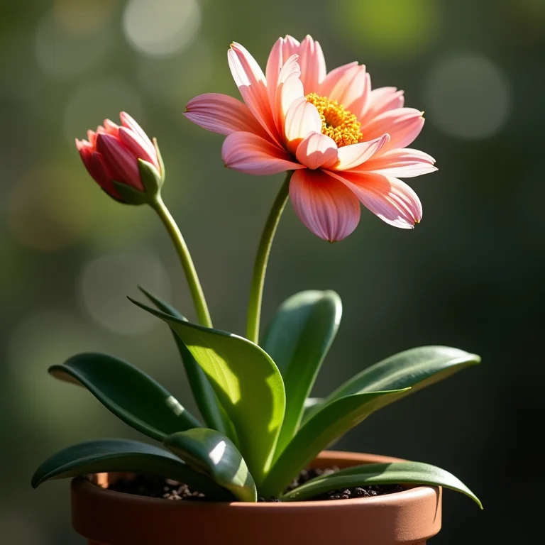 Comparativo de flores saudáveis e murchas