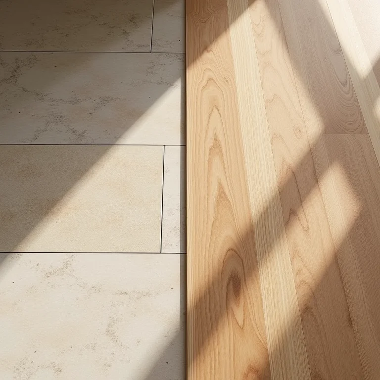 Comparativo de pisos: sisal, madeira e cerâmica