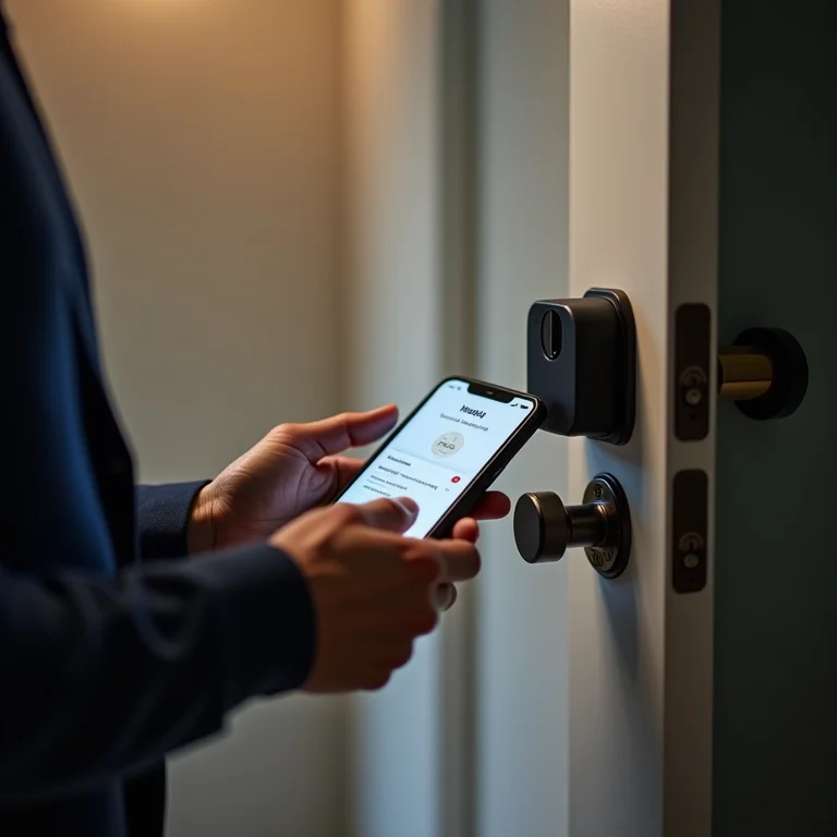 Controle de acesso via aplicativo da fechadura Intelbras