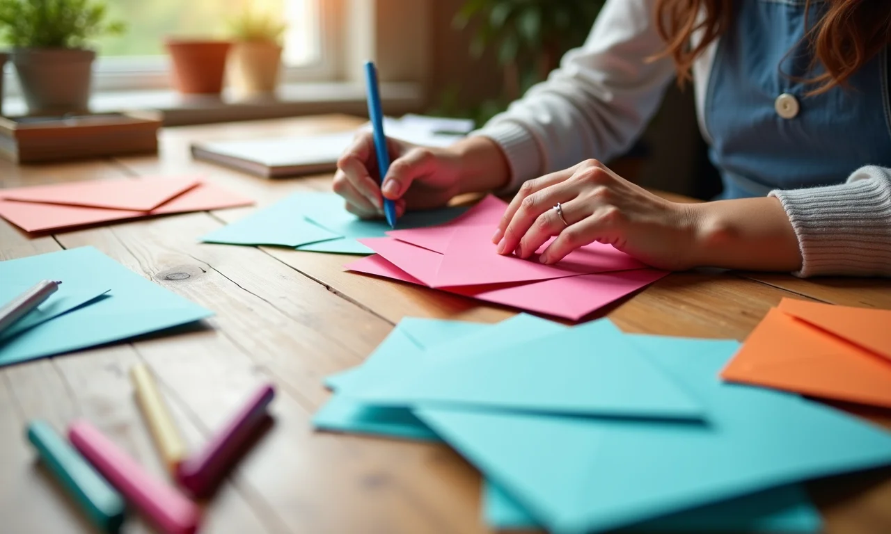 Criando envelopes personalizados para a técnica de organização financeira.