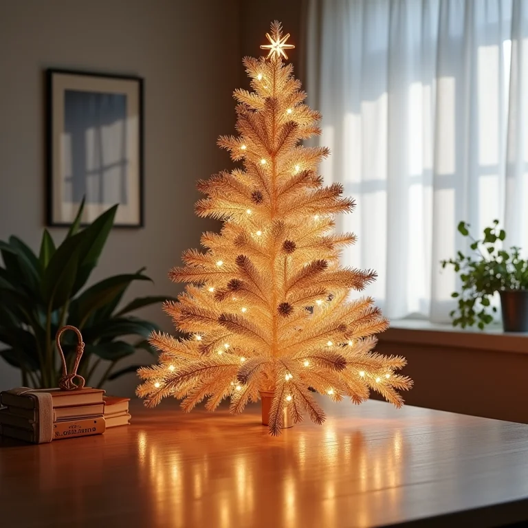 Decoração de Natal genérica em escritório